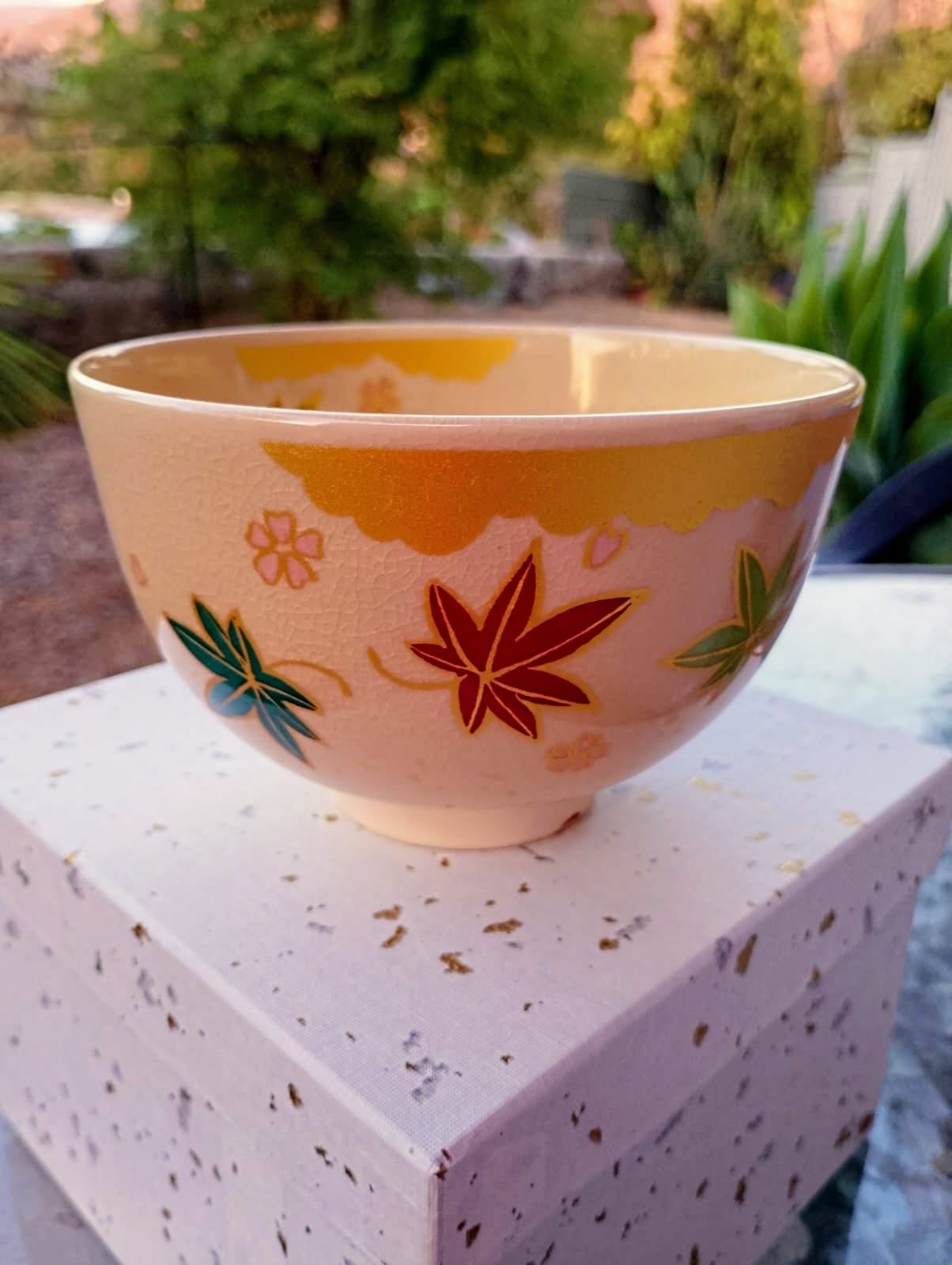 Chawan Blanco "Momiji"