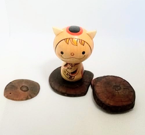 Kokeshi "Maneki-Neko"