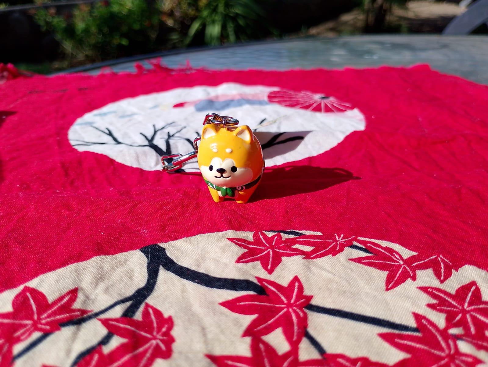 Llavero Akita Amarillo