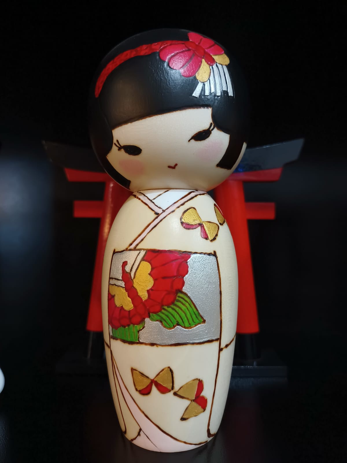 Kokeshi "Tanabata Red"